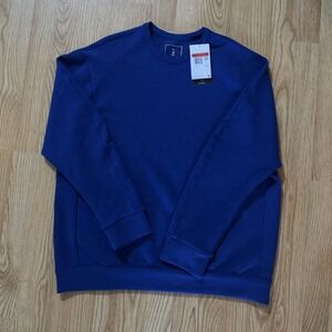 Nike  24.7 Impossibly Soft Fleece Blue Sweater HQ6964-455 Large NWT $110